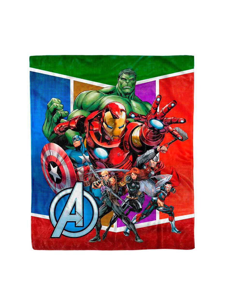 Cobertor Avengers estampado infantil