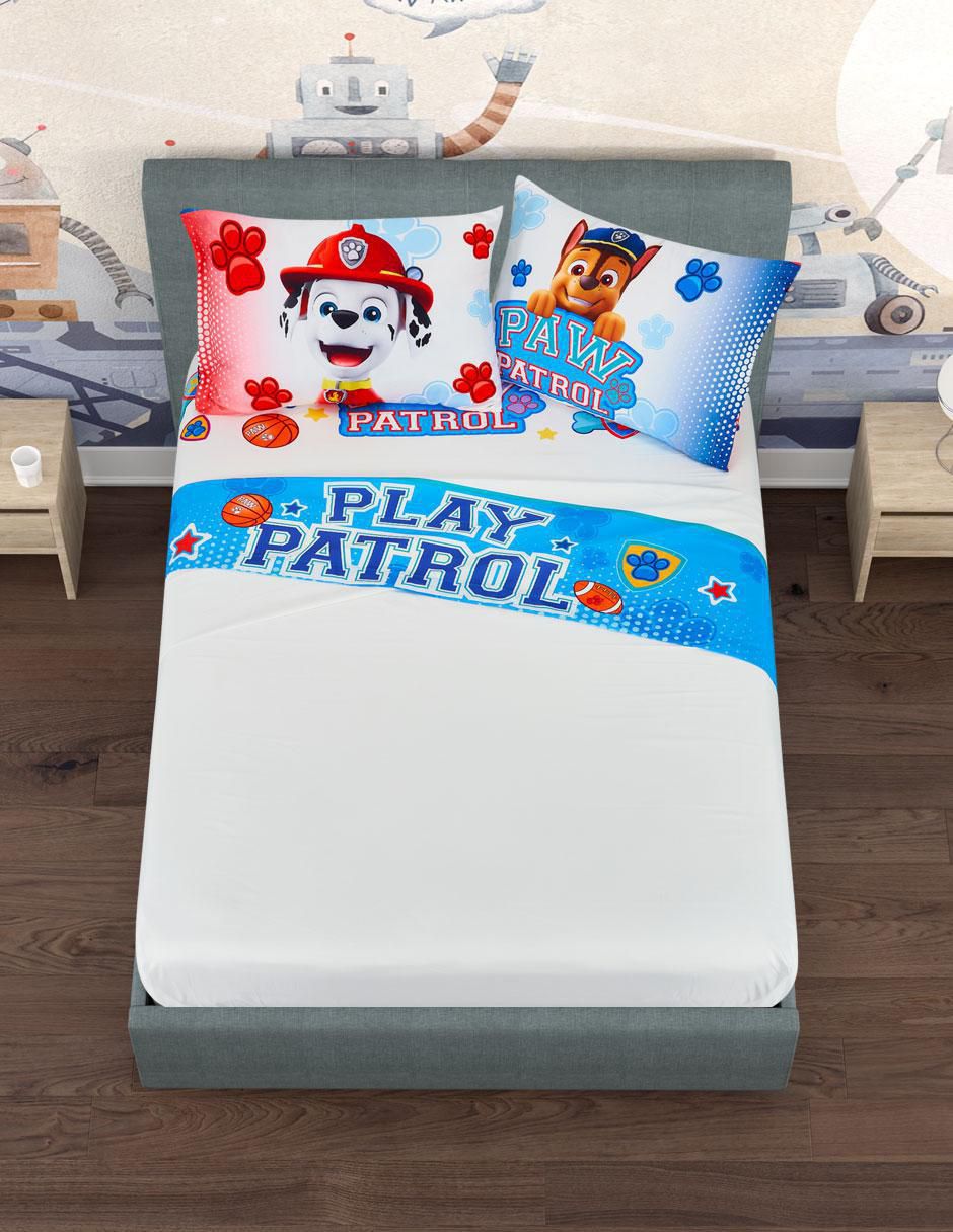 Juego de sábanas de microfibra Paw Patrol Deportes 4