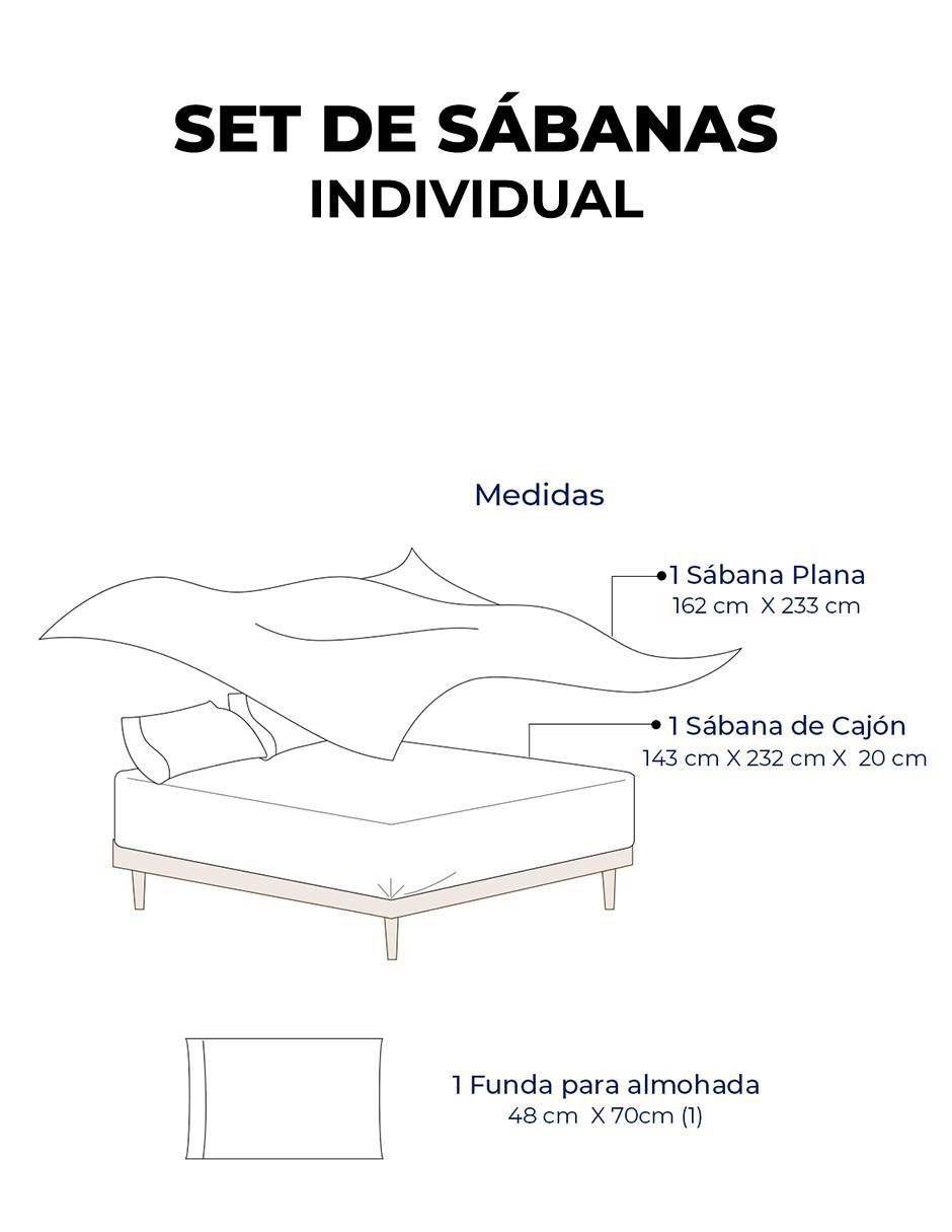Juego de sábanas de poliéster 100 hilos Essence 2