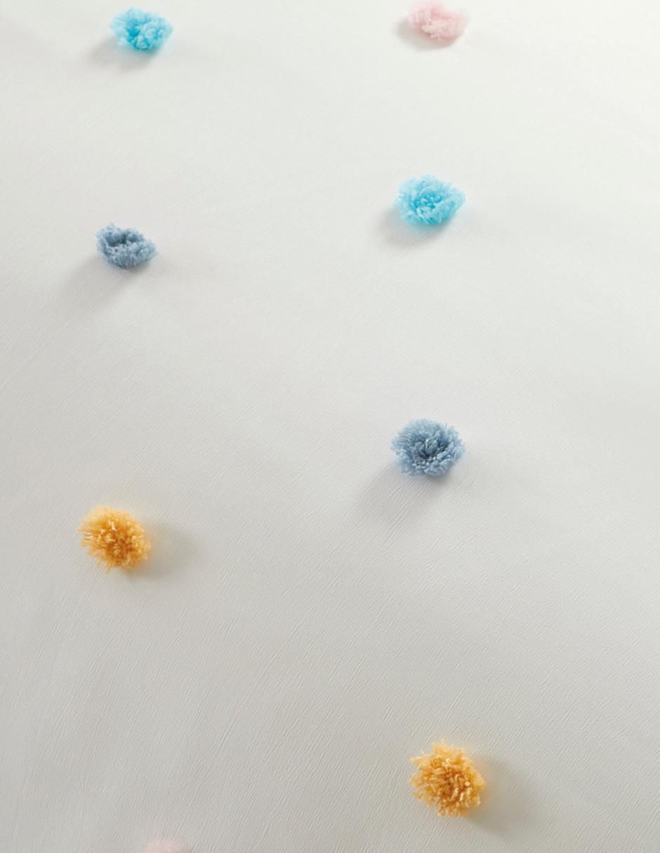 Set edredón Pompoms Rainbow