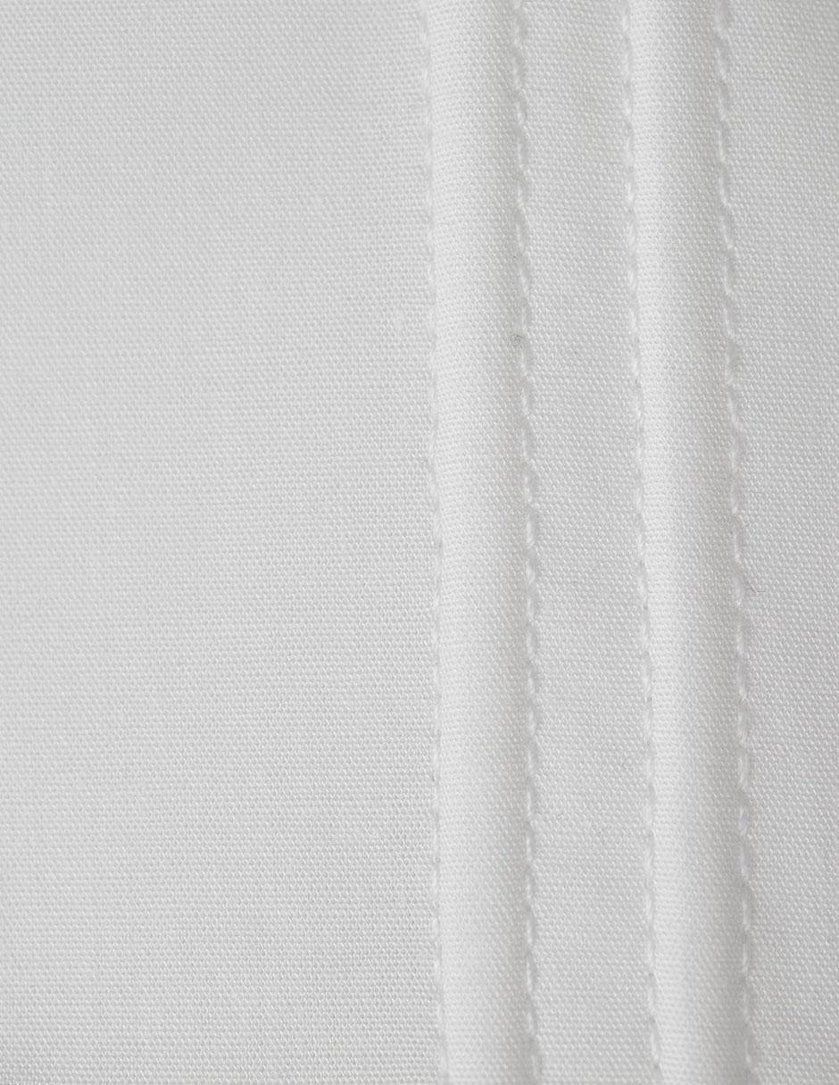 Juego de sábanas de algodón 200 hilos Fiorella White 5
