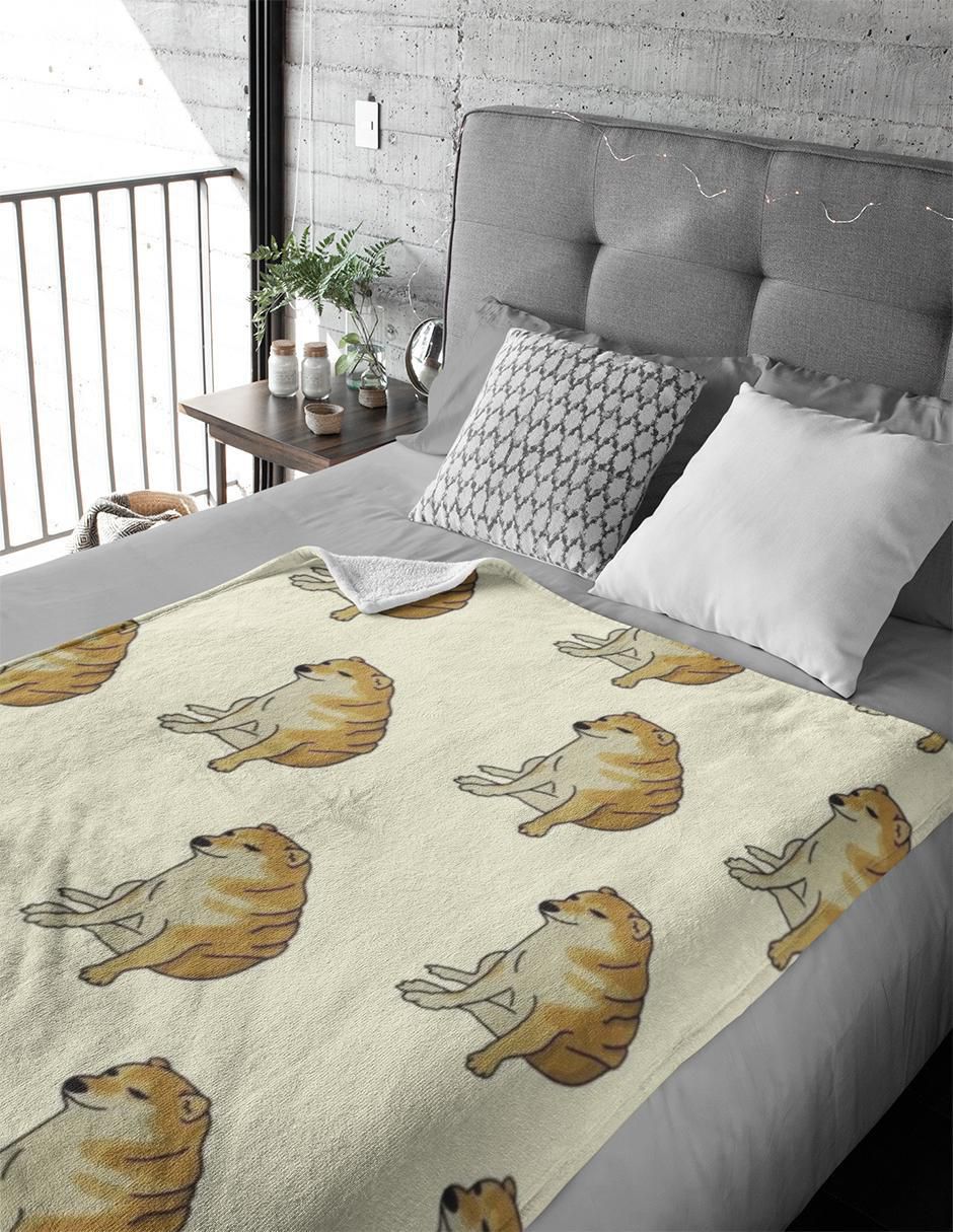 Cobertor Cheems estampado gráfico 3