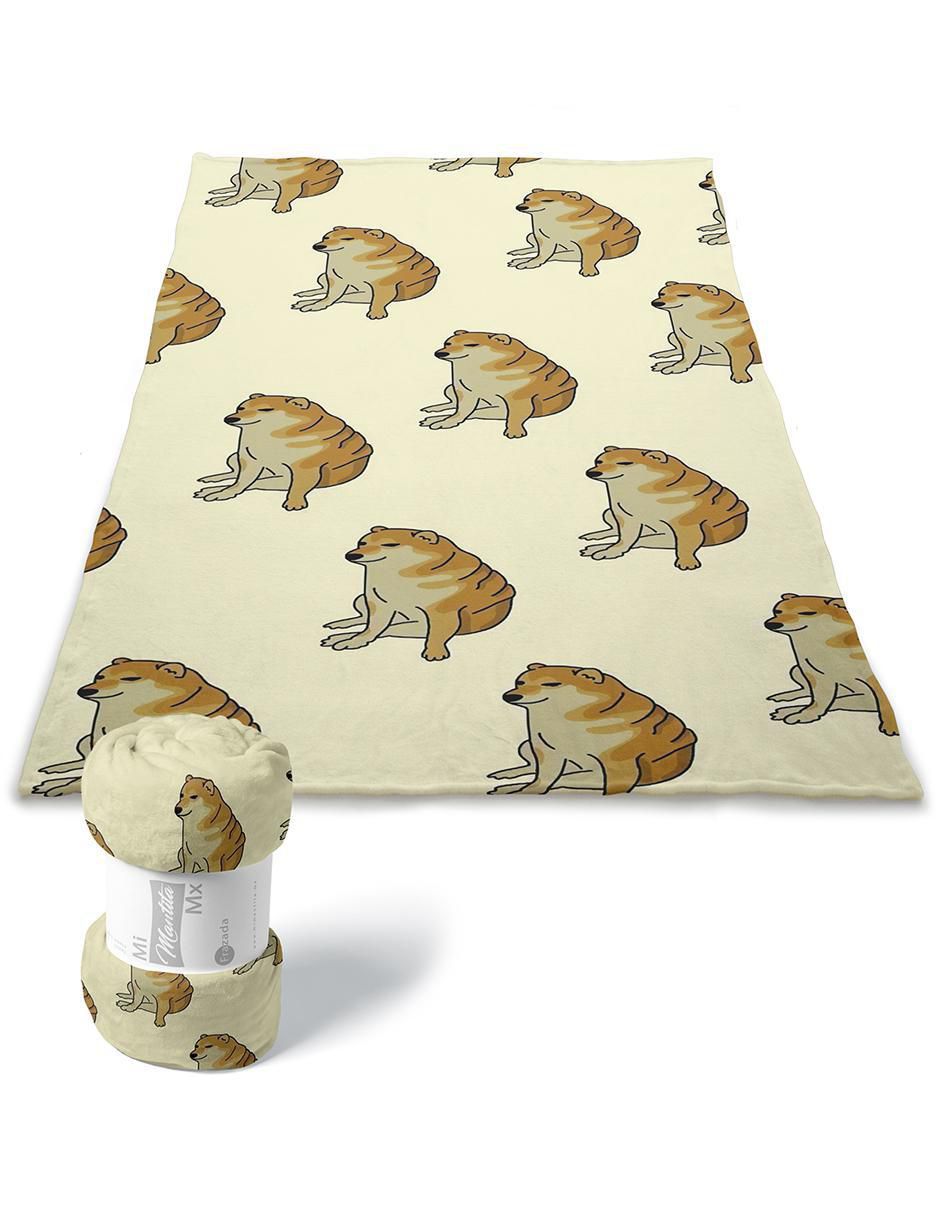 Cobertor Cheems estampado gráfico 4