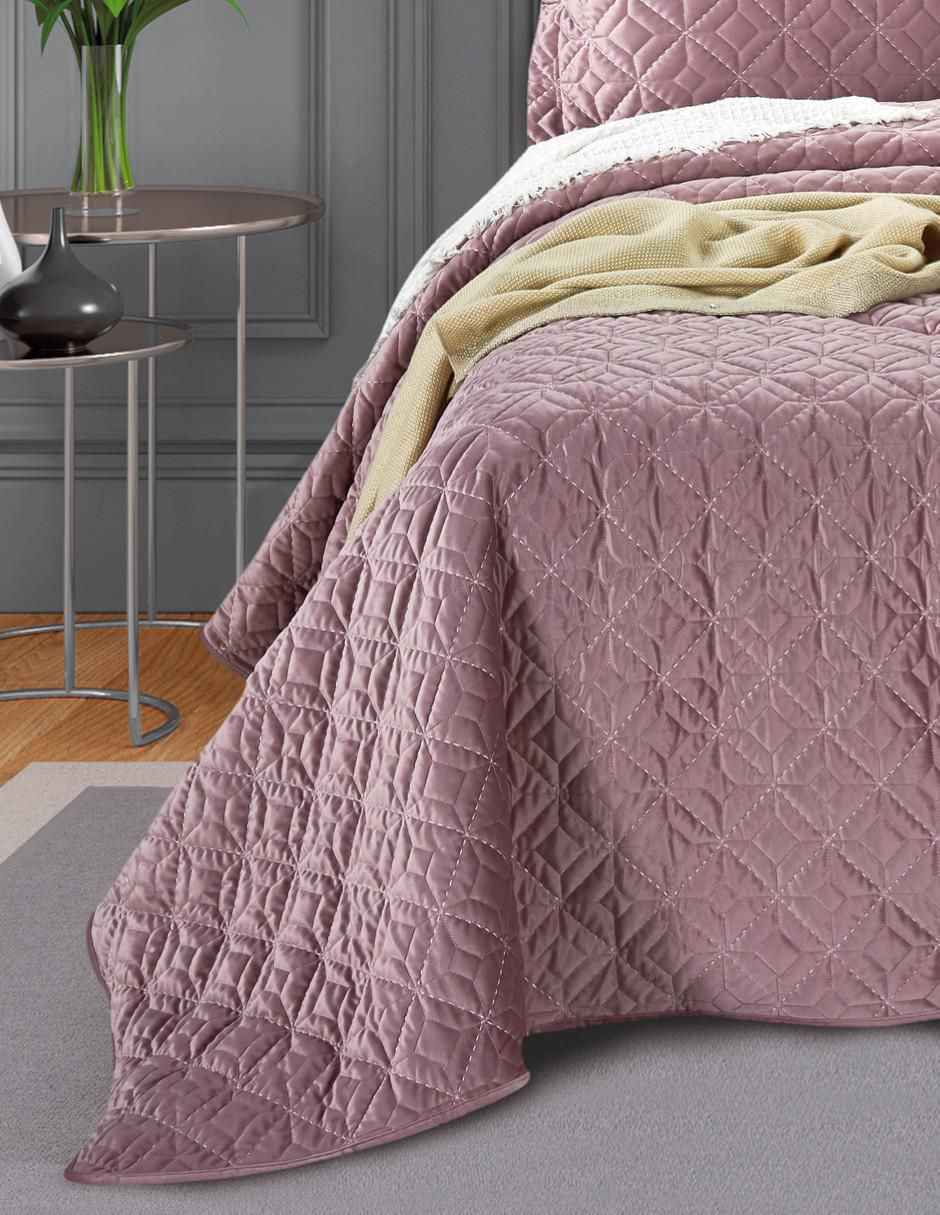Set de colcha Velvet Blush 2
