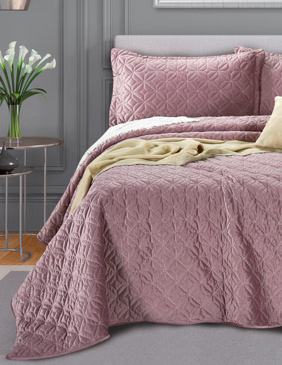 Set de colcha Velvet Blush 3