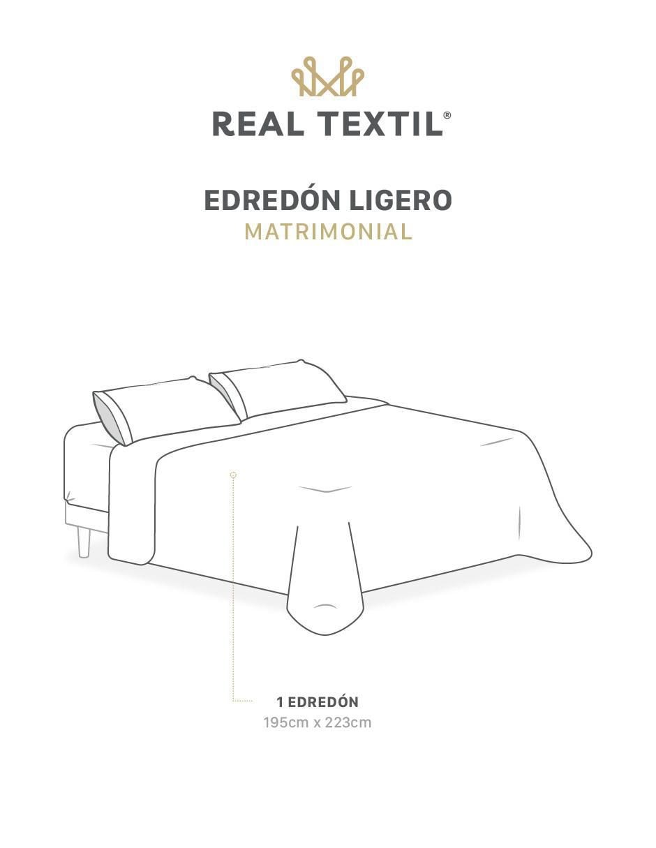 Edredón Real Textil Ligero Dos Vistas