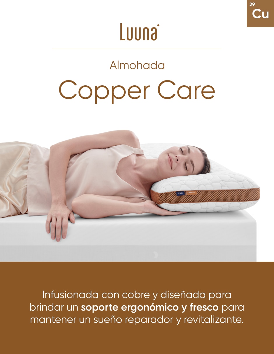 Almohada Copper Care firmeza alta 2
