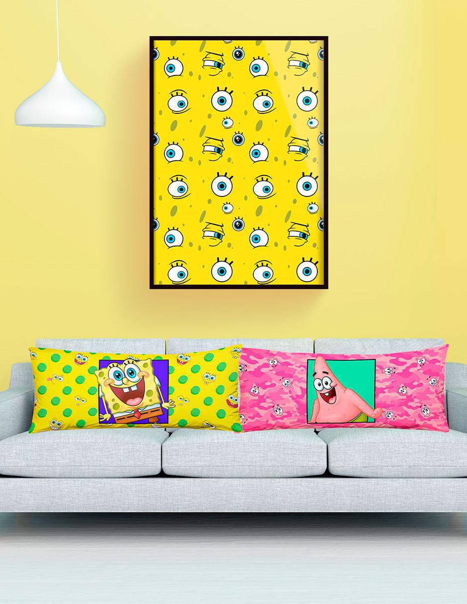 Almohada Súper Jumbo 120x50 cms Bob Esponja Square Pants firmeza media 4