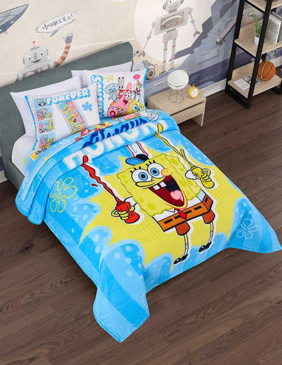 Cobertor Bob Esponja Serenity Matrimonial Cobertor Bob Esponja Serenity Matrimonial