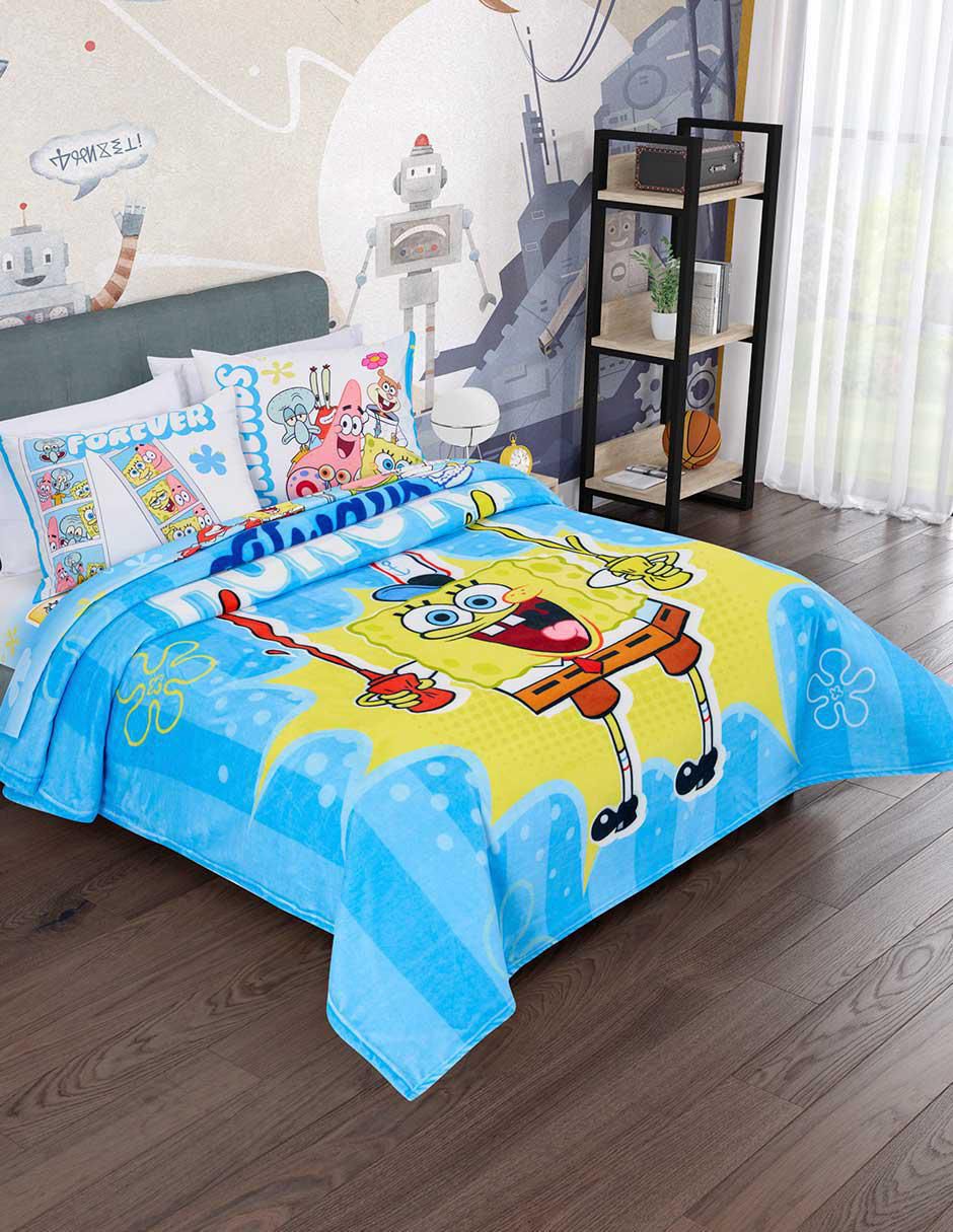 Cobertor Bob Esponja Serenity Matrimonial 3