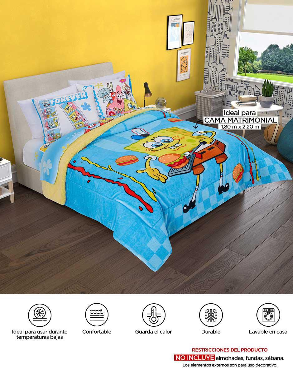 Edredón Serenity Matrimonial Bob Esponja Order Bob Esponja 2