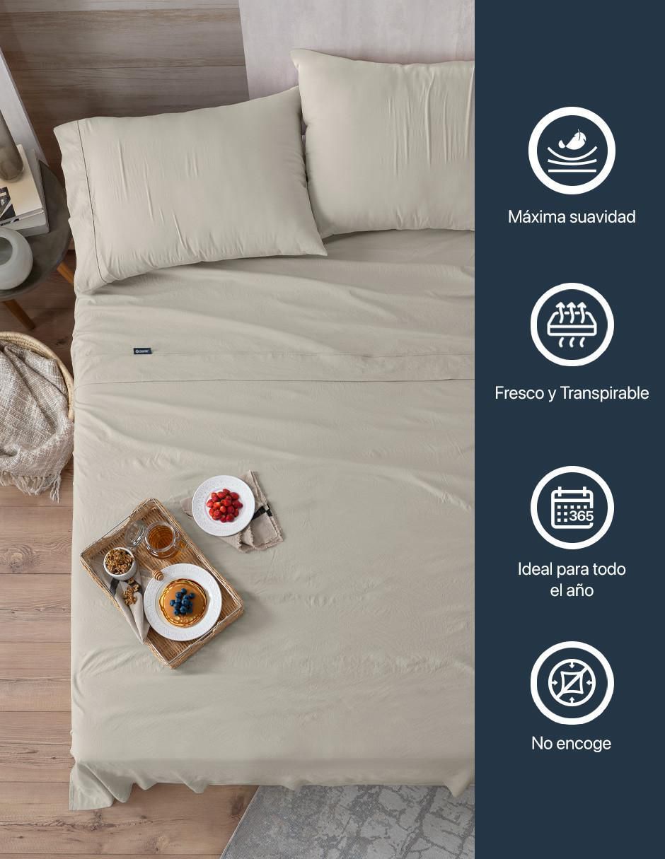 Juego de sábanas de microfibra Luxus 6