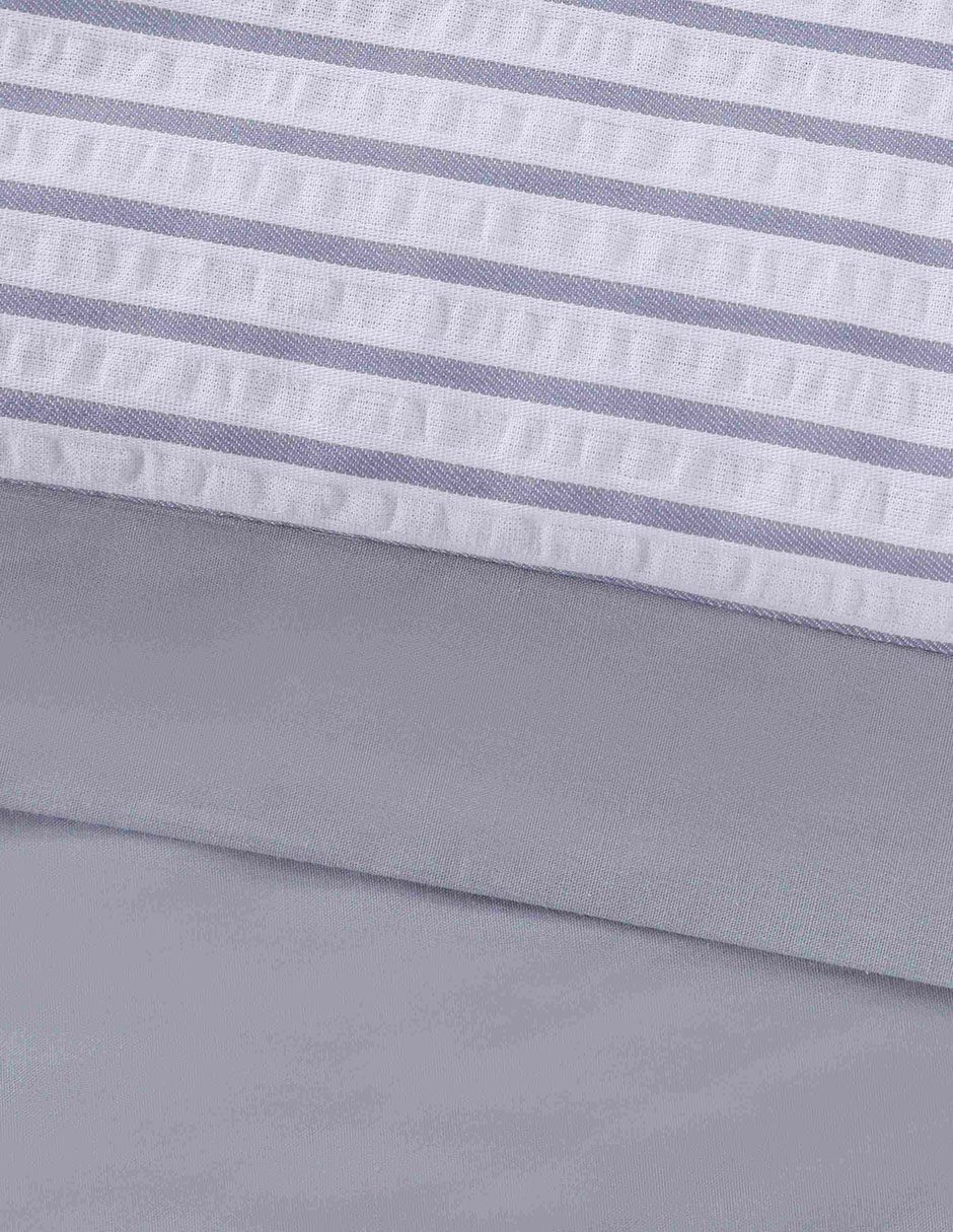 Set edredón Seersucker Checks 4