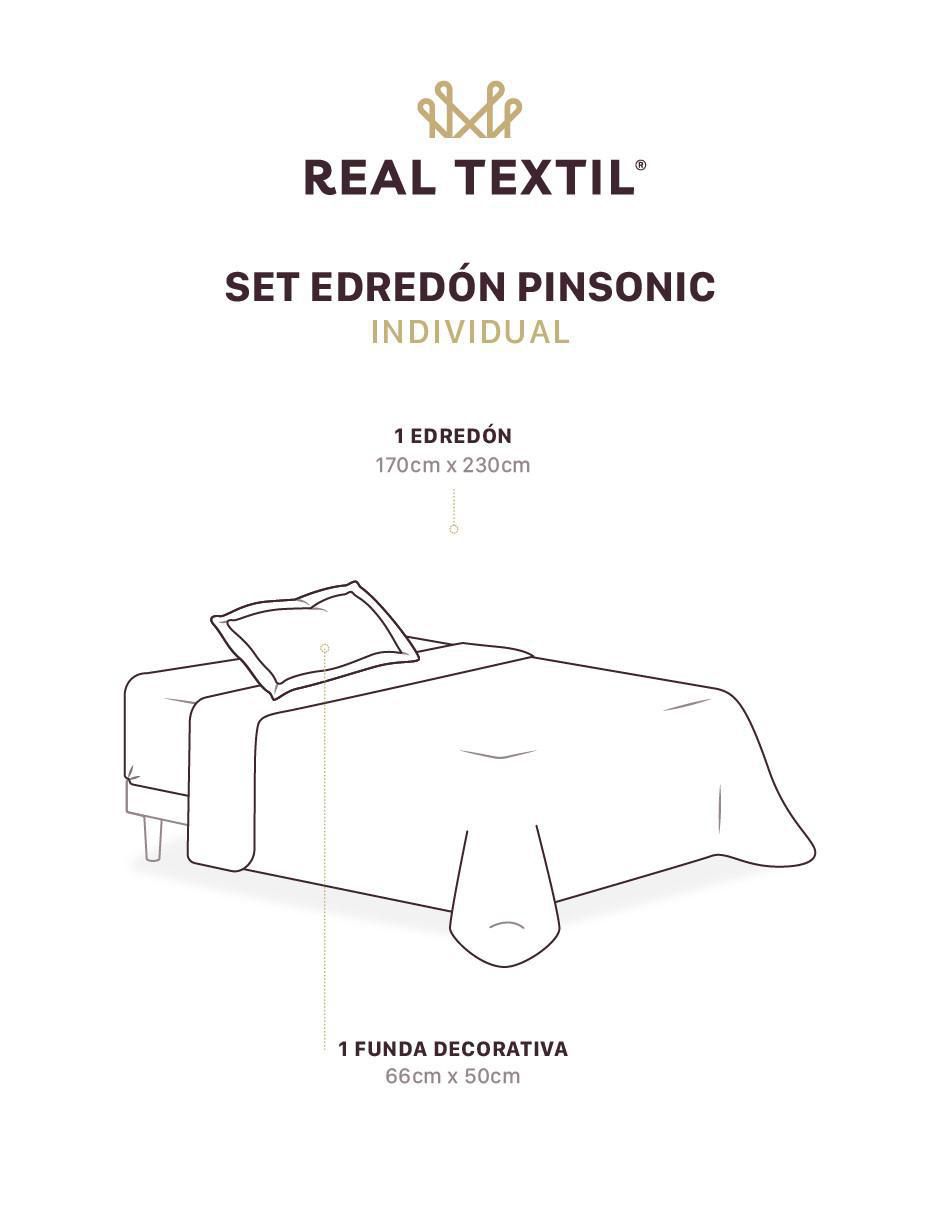 Set edredón real textil pinsonic sin temática