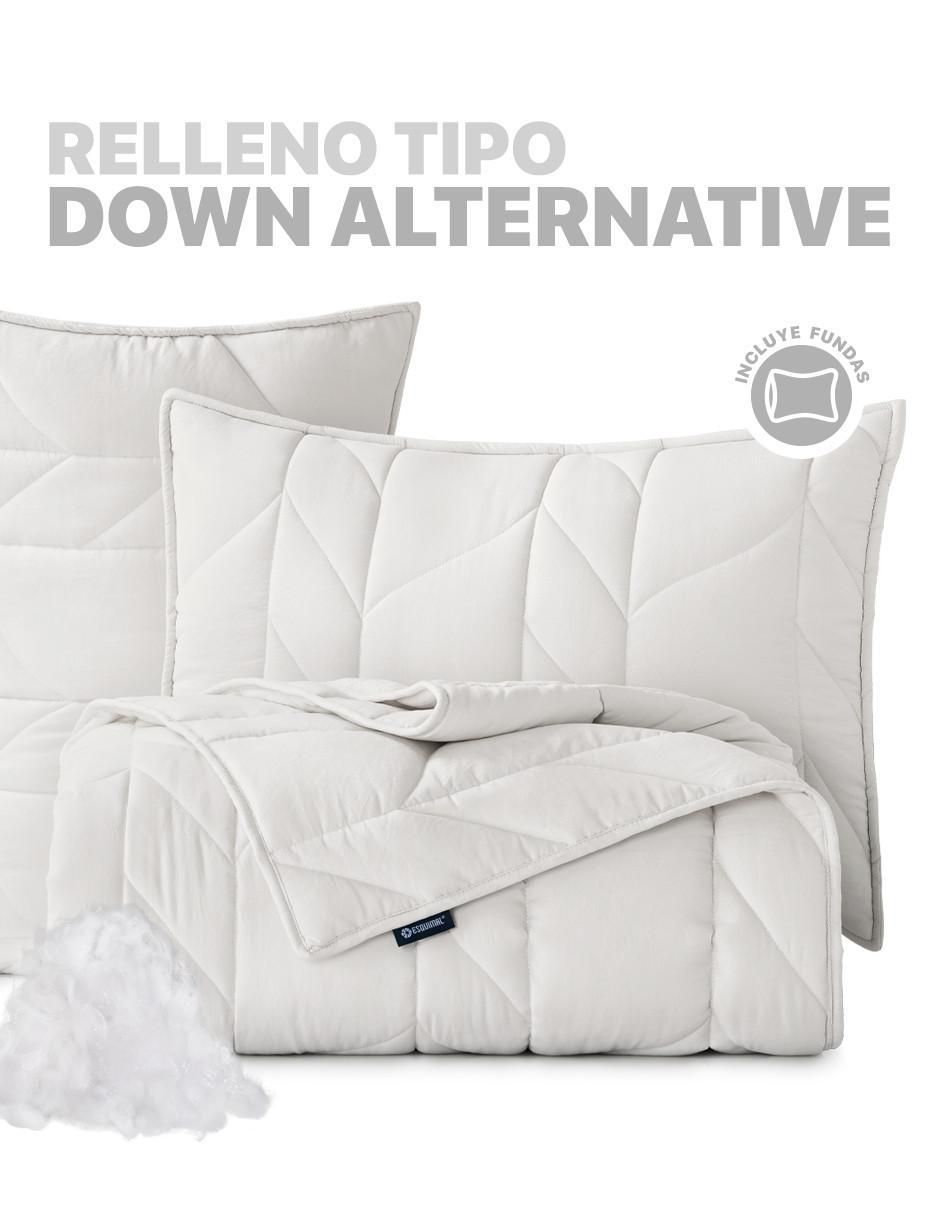 Set edredón esquimal duvet trenzado sin temática