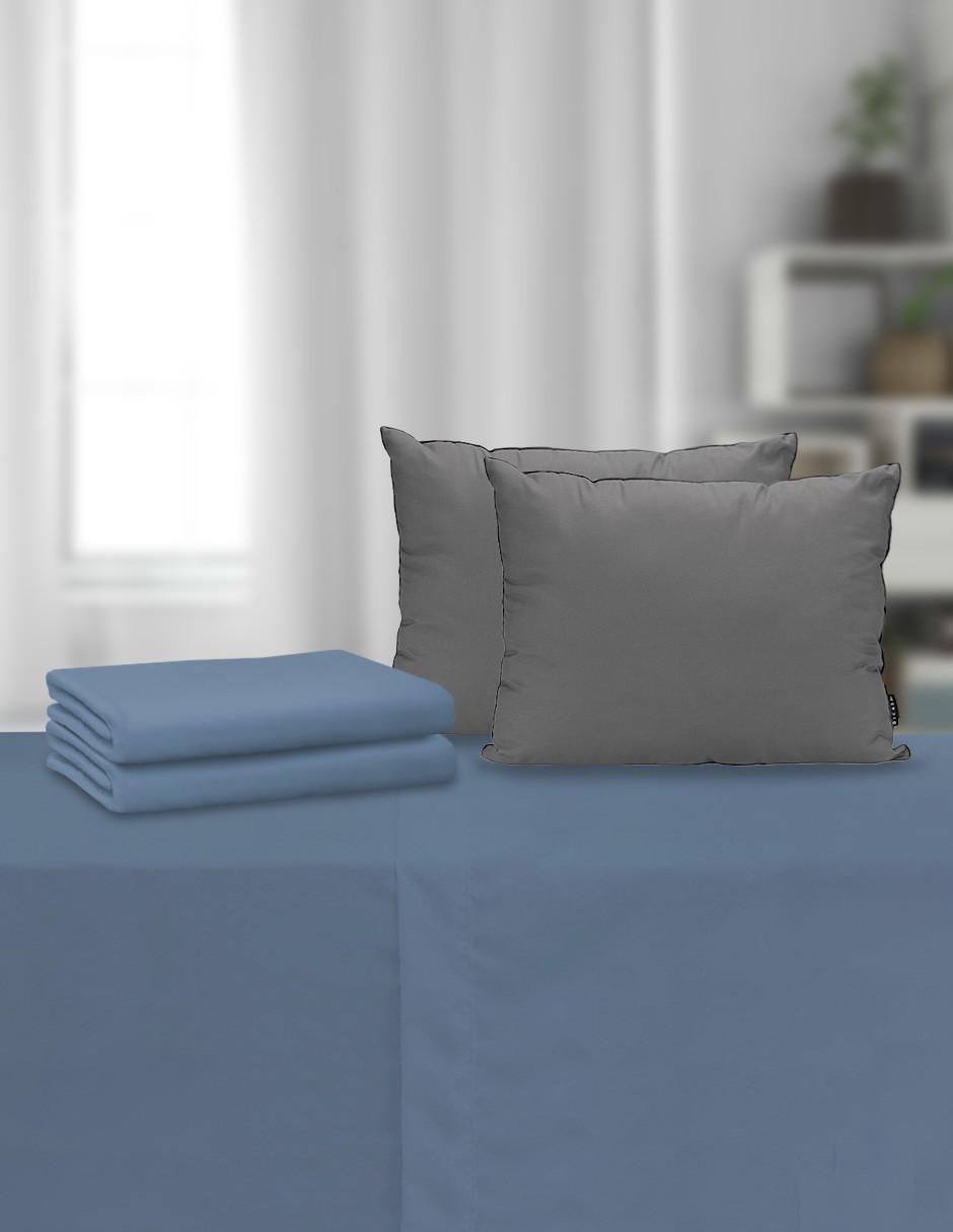 Juego de sábanas de algodón soft 2-Pack