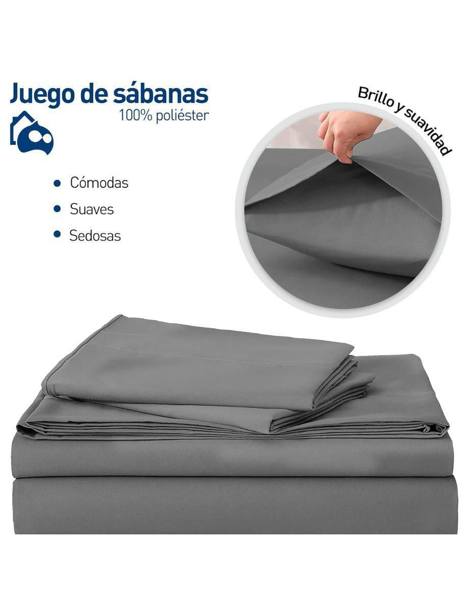 Juego de sábanas de poliéster 1500 hilos 4