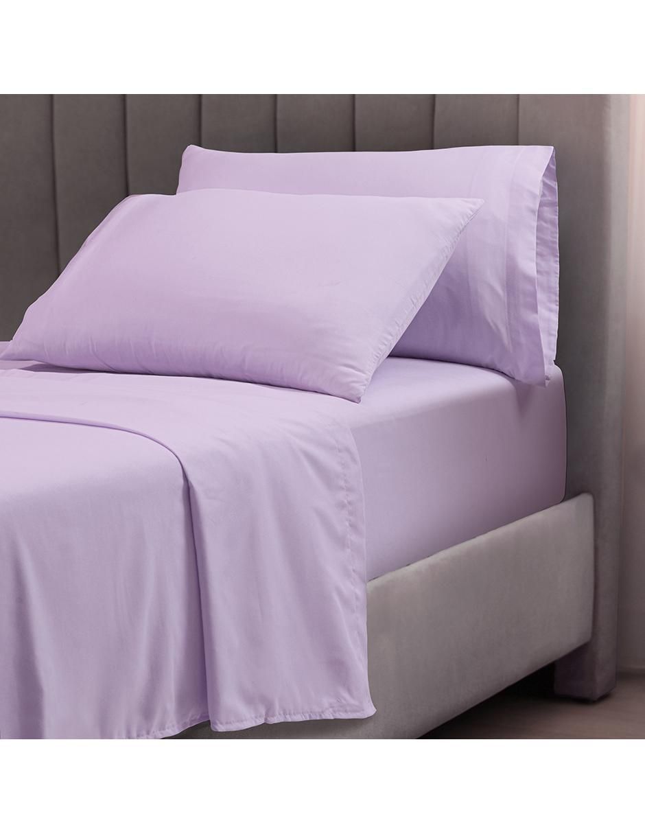 Juego de sábanas de microfibra Sumie Mauve