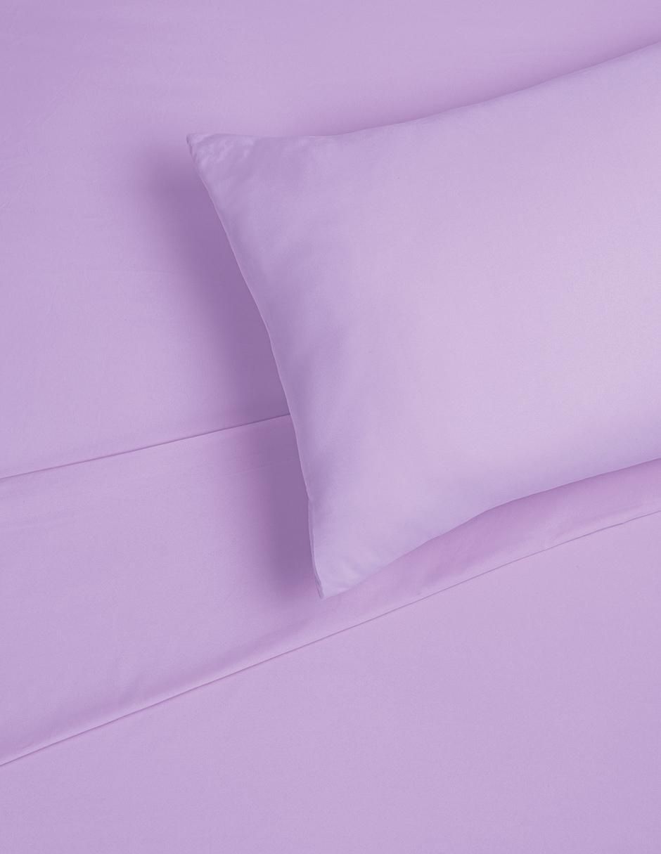 Juego de sábanas de microfibra Sumie Mauve 2