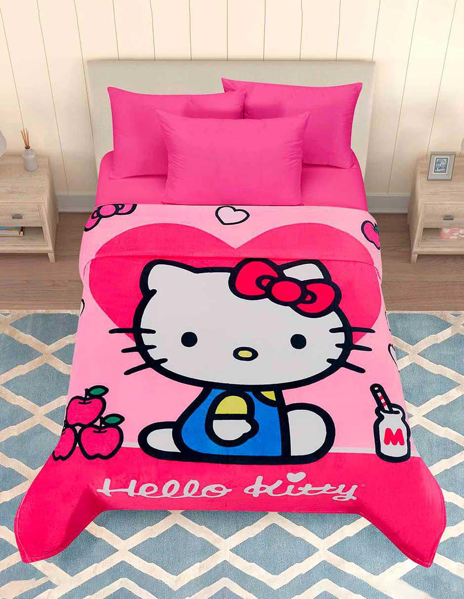 Cobertor Hello Kitty Serenity Pink