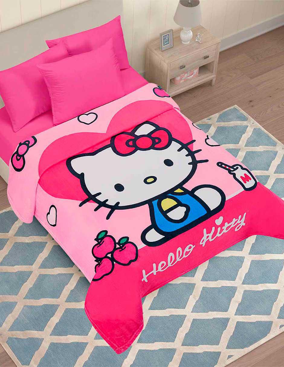 Cobertor Hello Kitty Serenity Pink 4