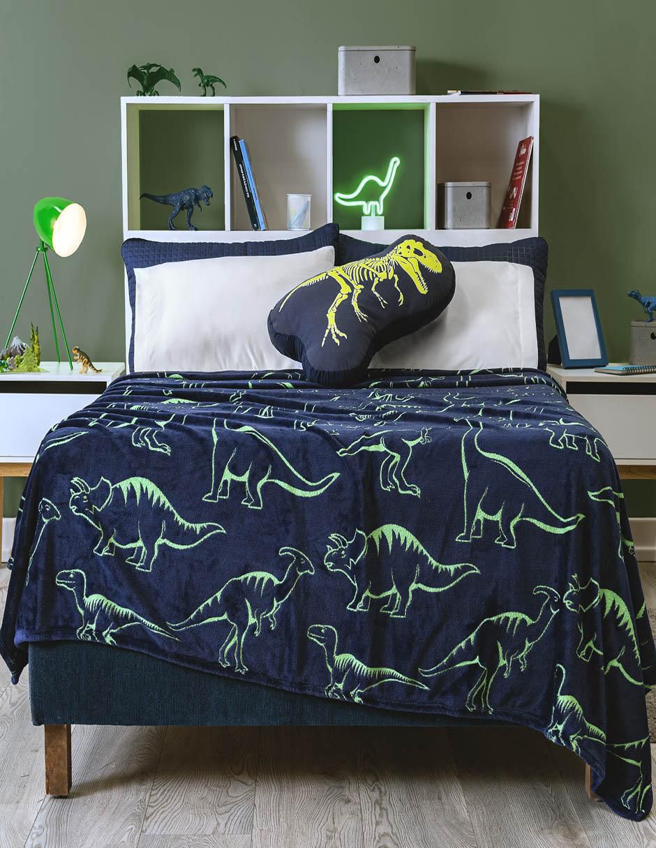 Cobertor niños estampado dinosaurio 2