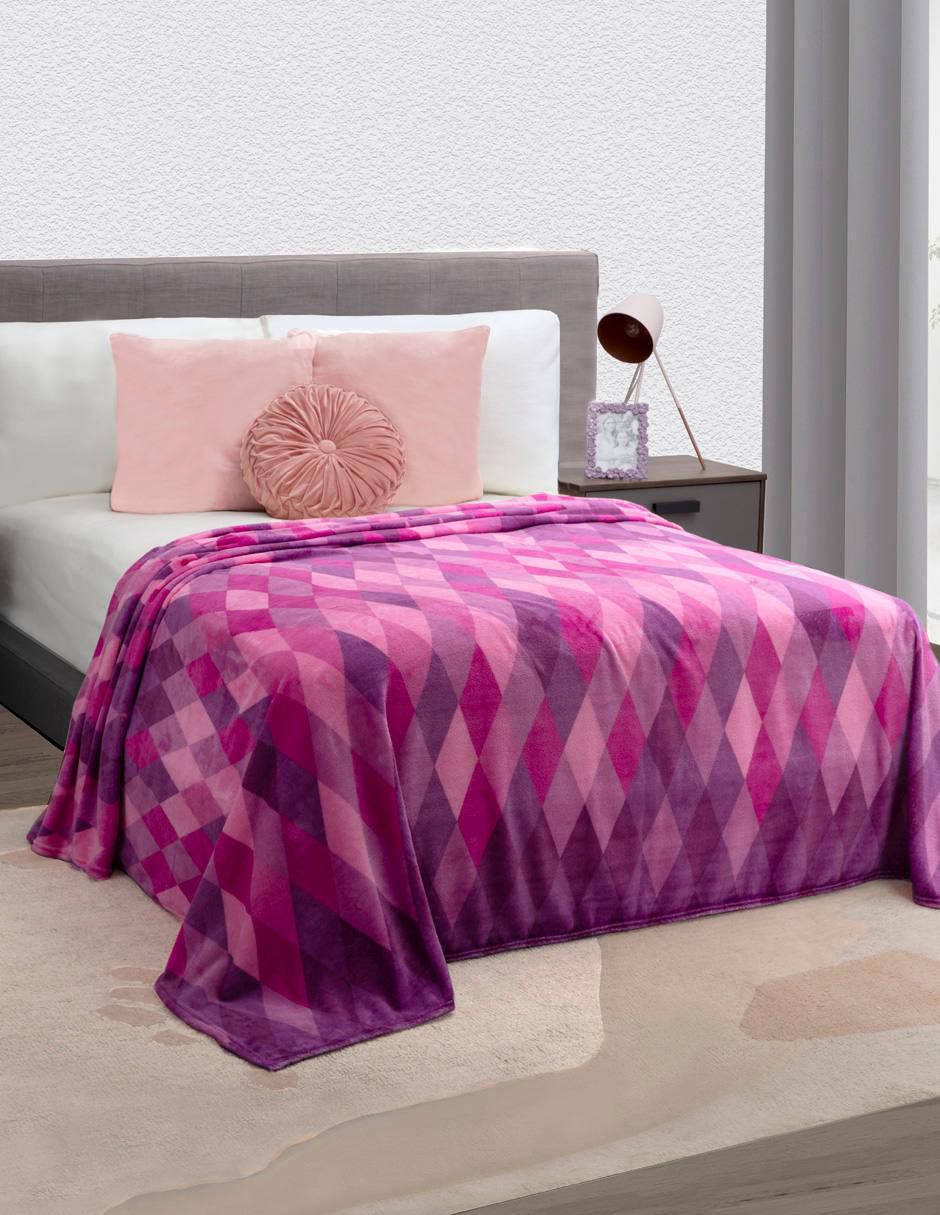 Cobertor estampado geométrico