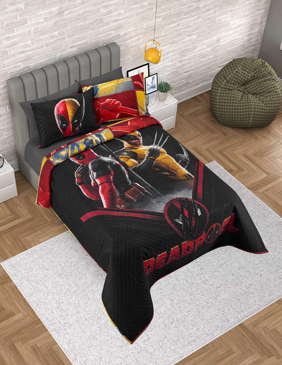 Set de colcha Deadpool Antihéroes
