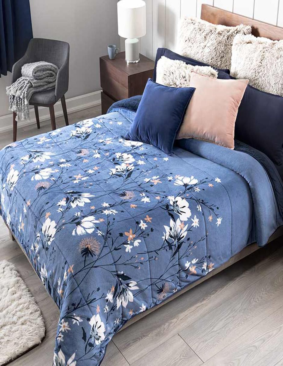 Cobertor Primavera estampado floral 1