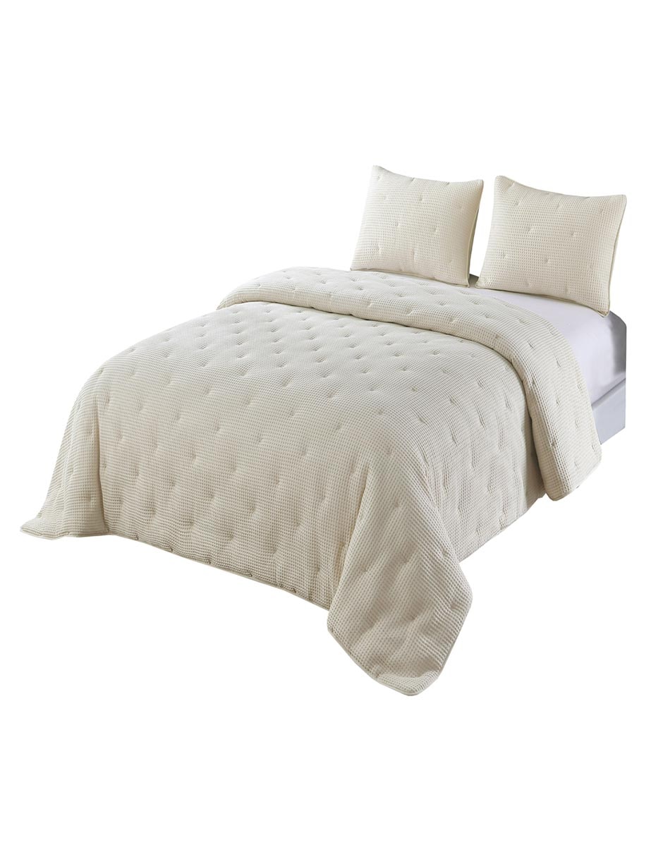 Set de colcha Waffle Set de colcha Waffle