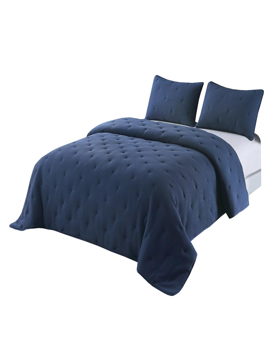 Set de colcha Waffle