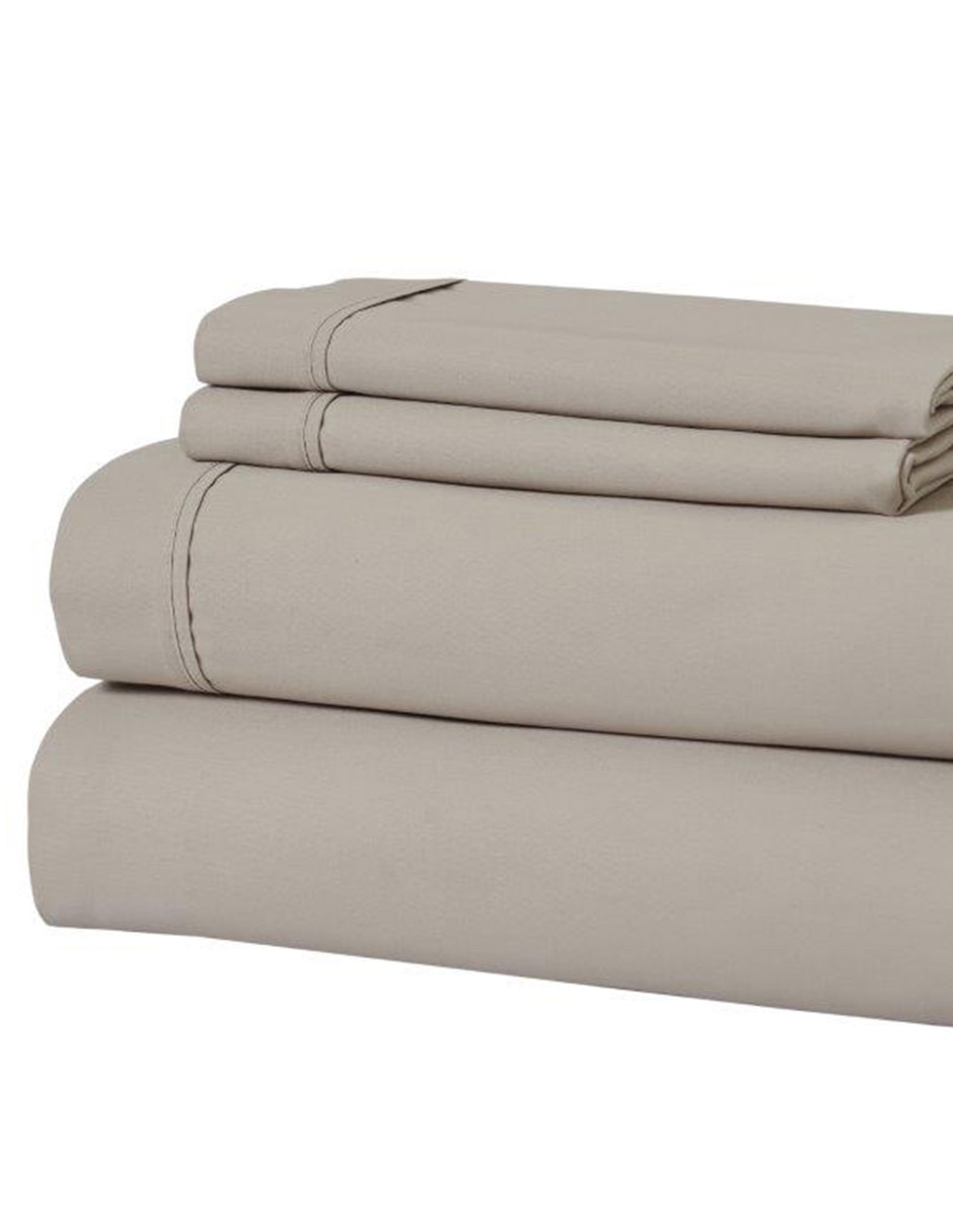 JGO SABANAS 450 H LISO, KS, TAUPE HAUS