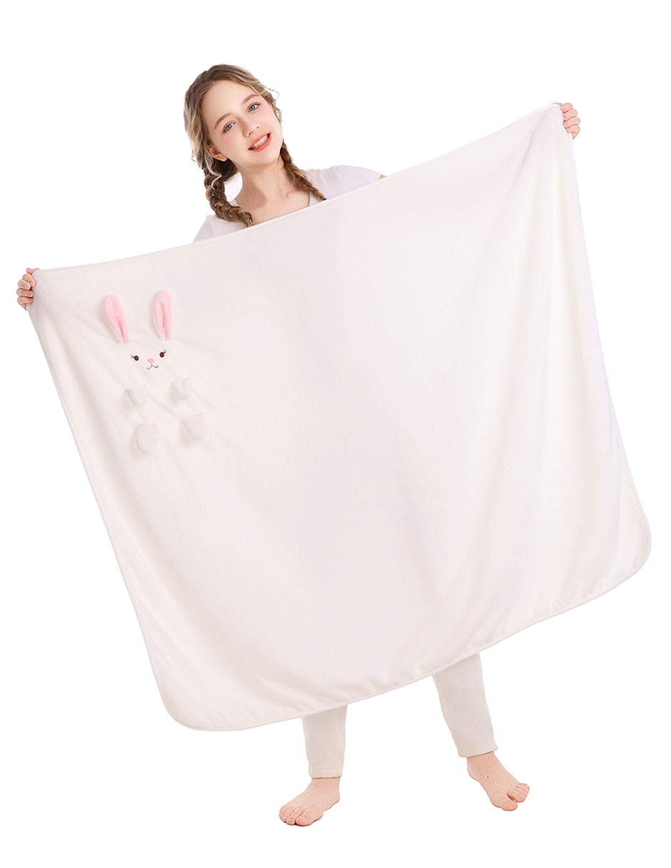 Frazada de tejido plano Travel Bunny para niña 8