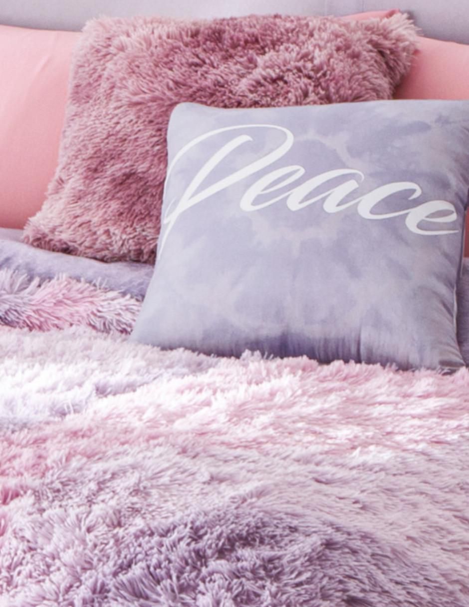 Cobertor Coquette Lilac Rosé estampado texturizado 3