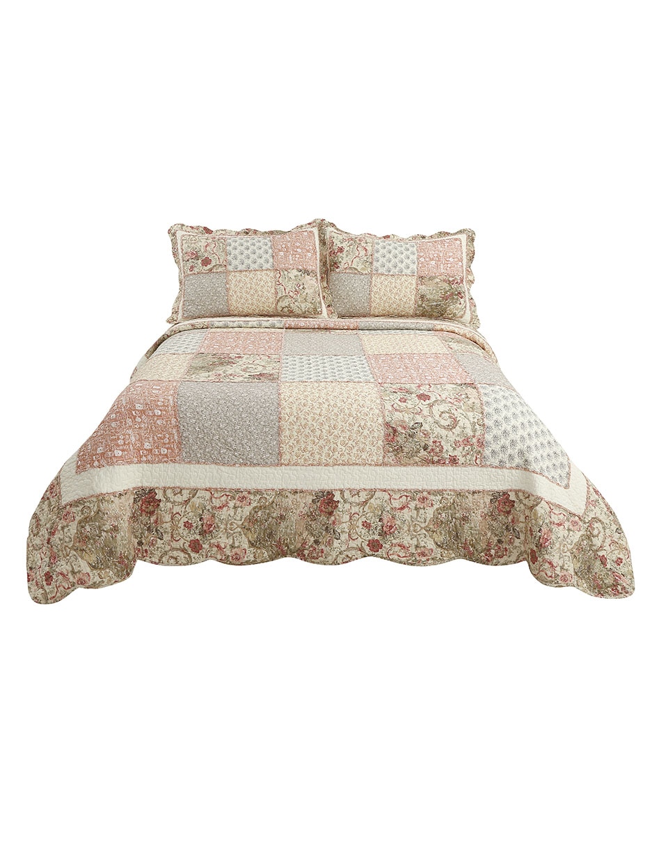 Set de colcha Bluebell & Co peonias