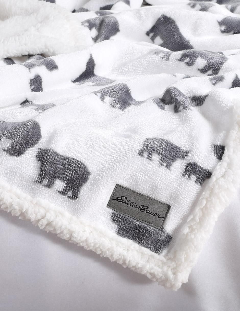 Frazada de tejido plano Bear Vill Ivory unisex 4