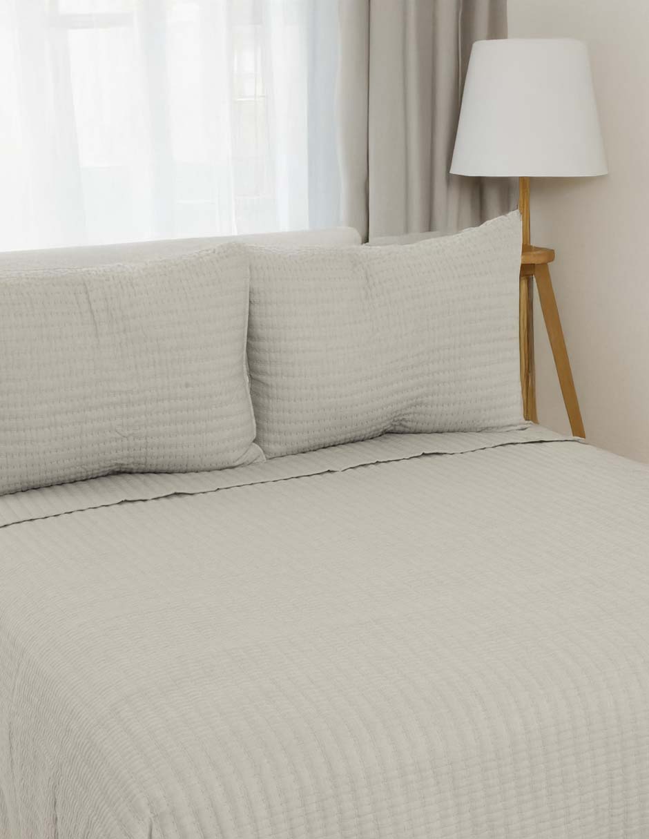 Set de colcha Linen Stitch