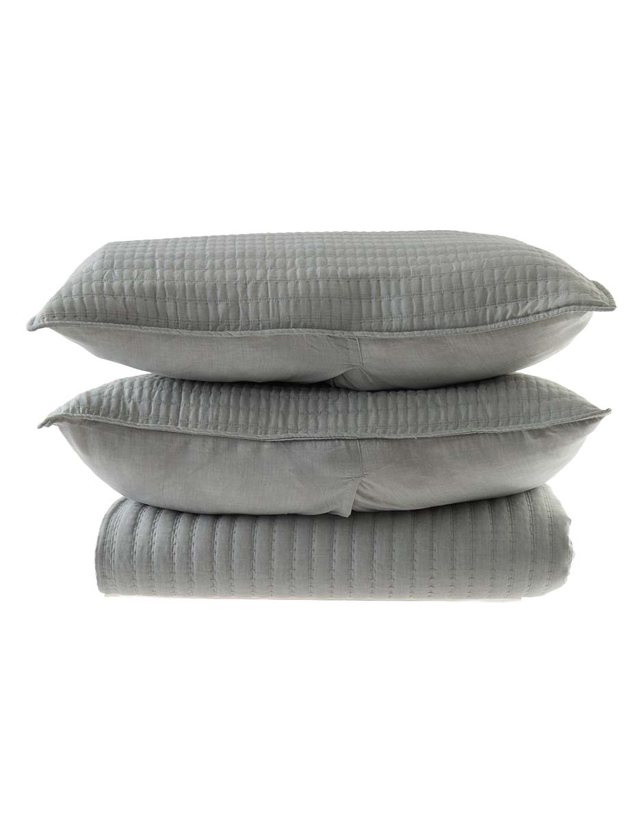 Set de colcha Haus Linen Stitch