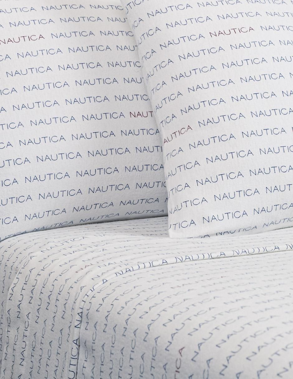 Juego de sábanas de franela 80 hilos Nautical Typo 7