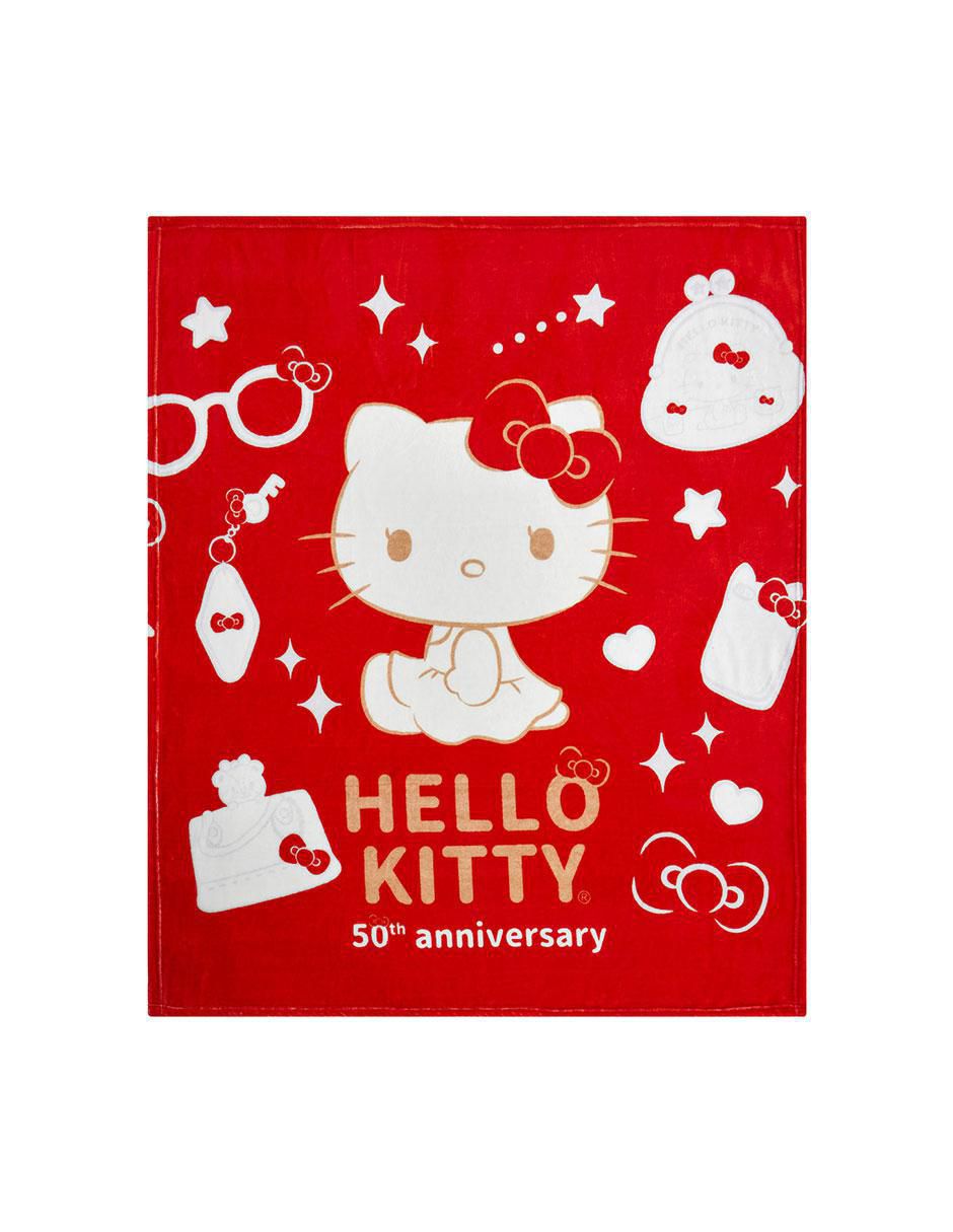 Cobertor Hello Kitty 50 Aniversario