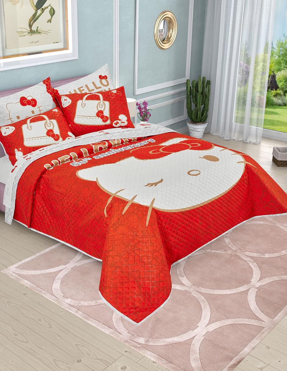 Set de colcha Hello Kitty 50 Aniversario