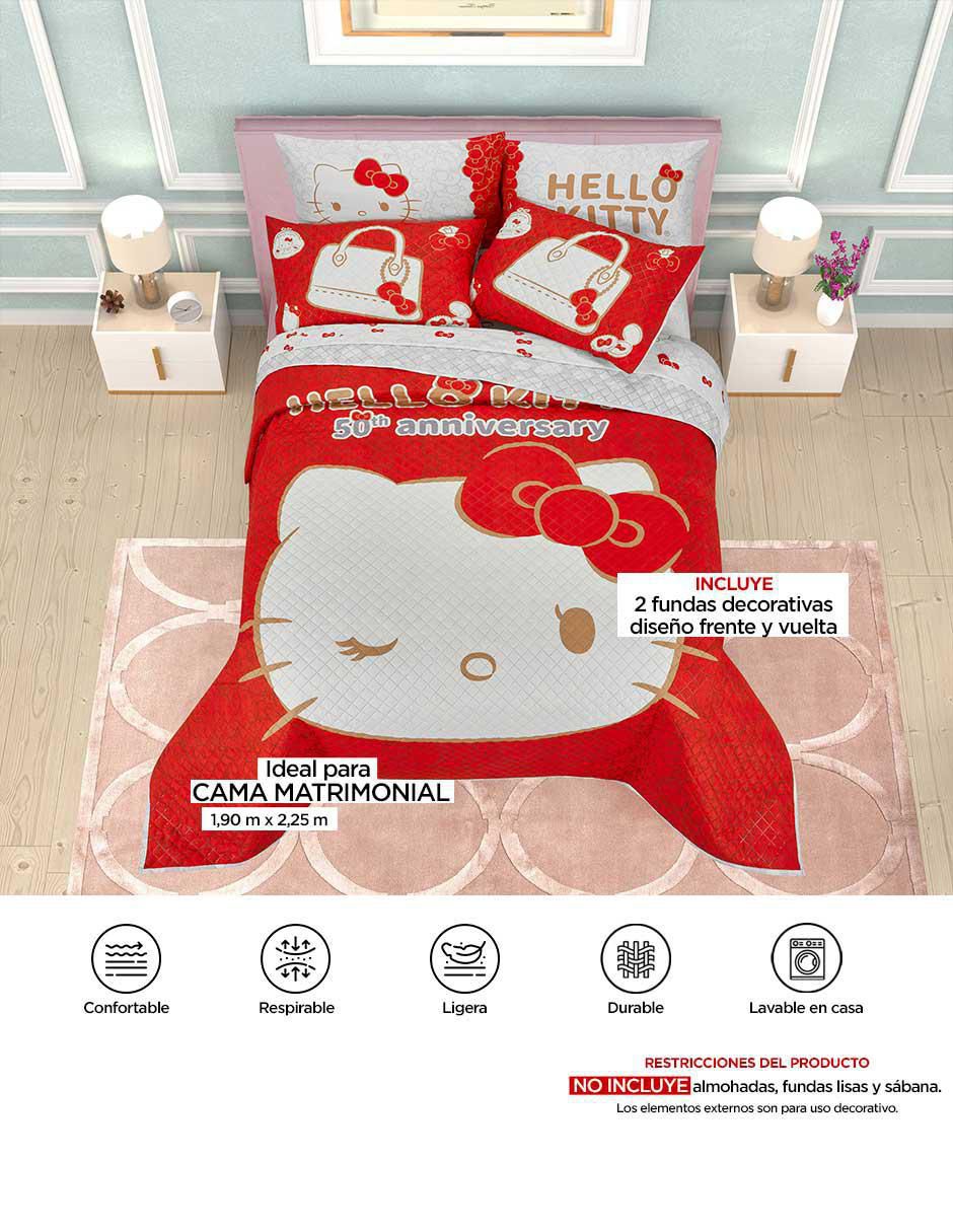 Set de colcha Hello Kitty 50 Aniversario 9