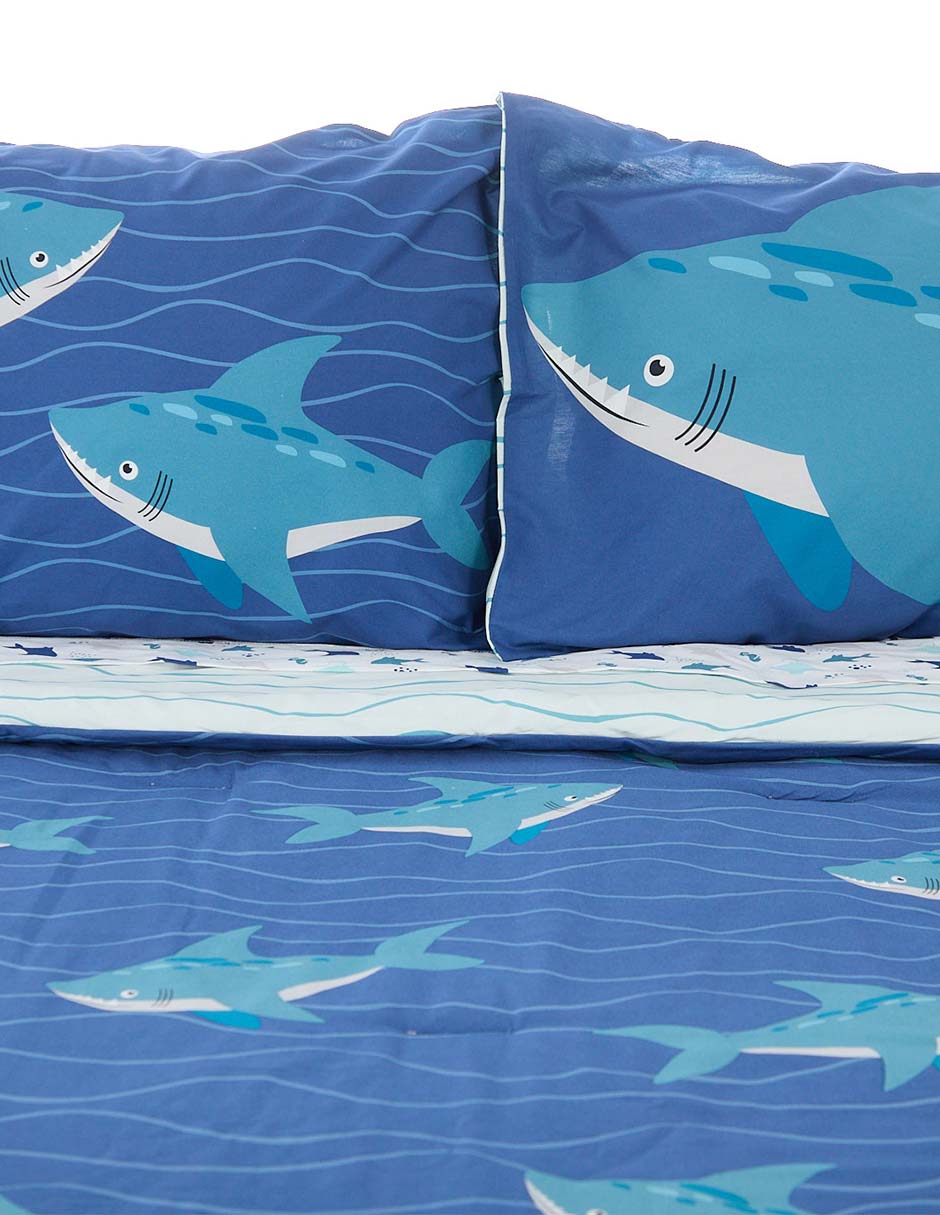 Set edredón Bib Shark 3