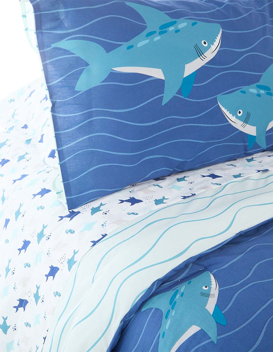 Set edredón Bib Shark 6