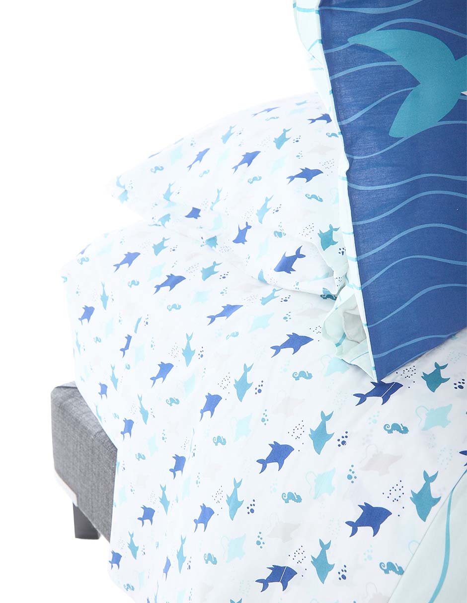 Set edredón Bib Shark 7