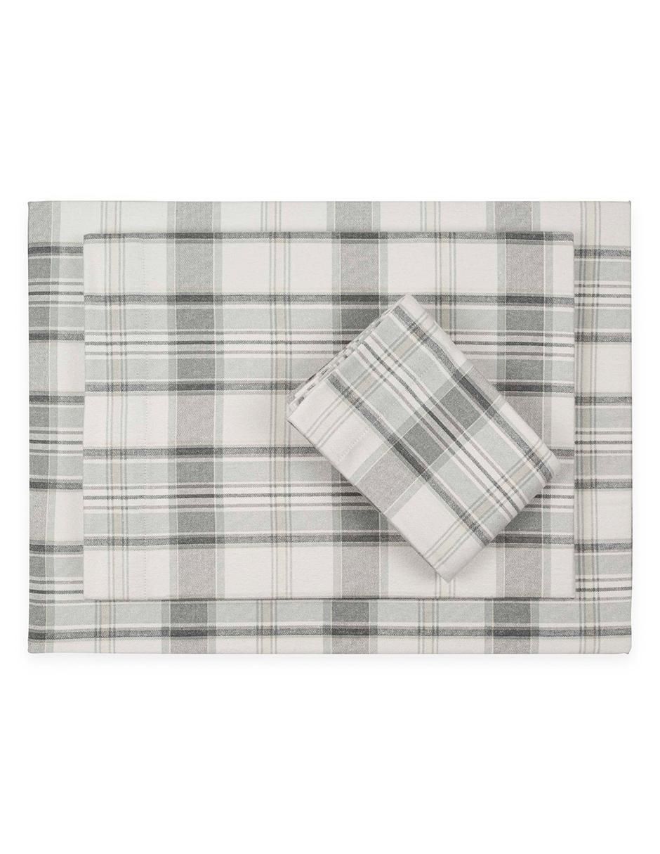 Juego de sábanas de franela 80 hilos Chinook Plaid 4