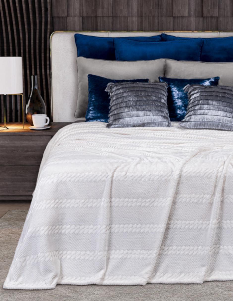 Cobertor Premium Aura estampado texturizado