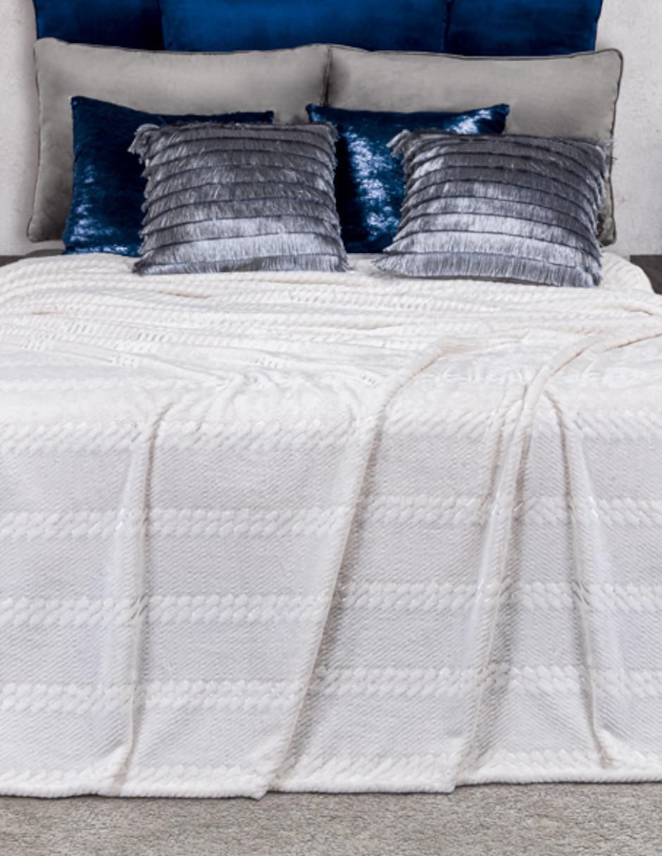 Cobertor Premium Aura estampado texturizado 2