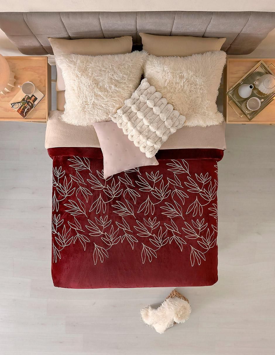 Cobertor Otoño estampado floral 4