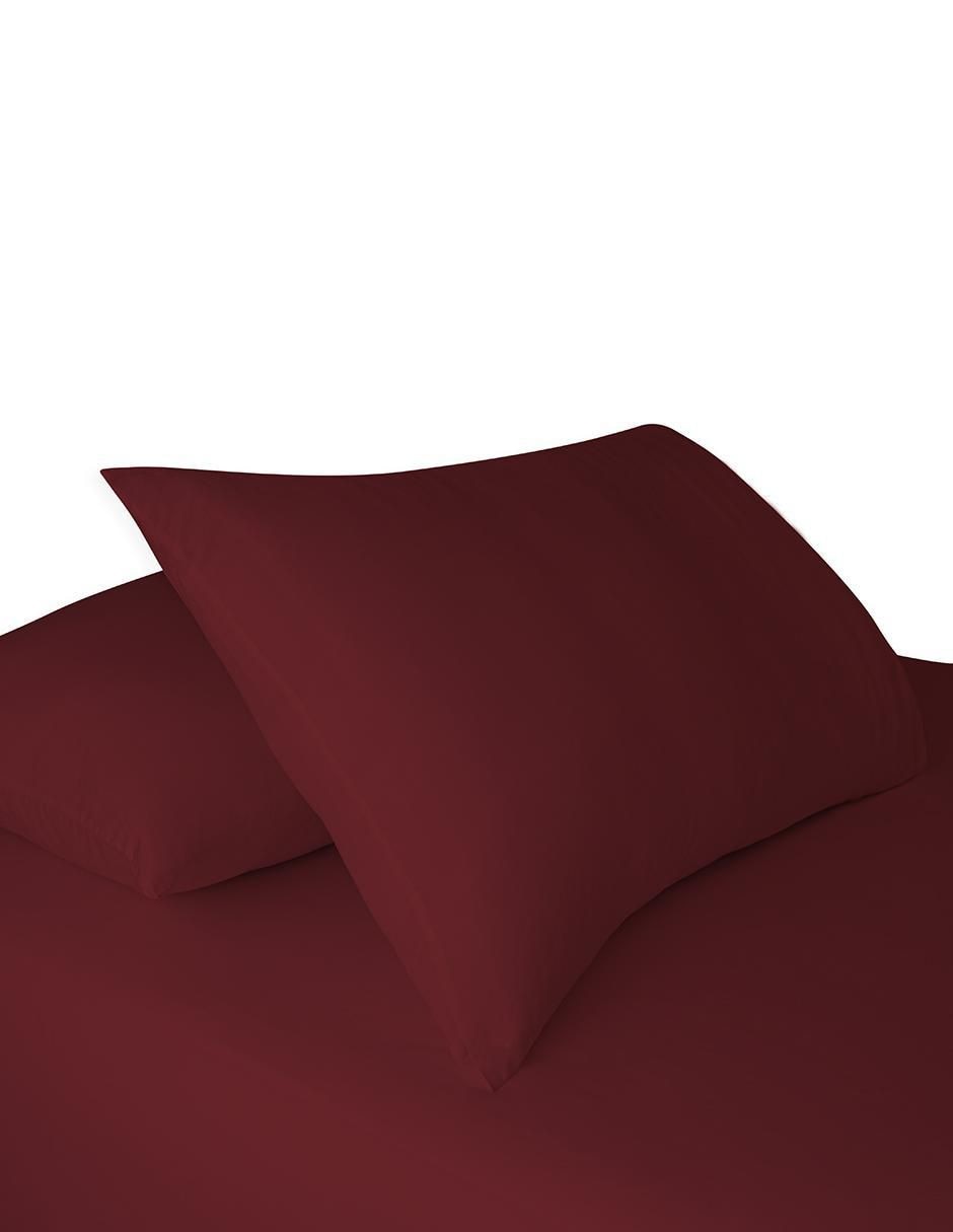 Juego de sábanas de microfibra Sumie Rojo 3